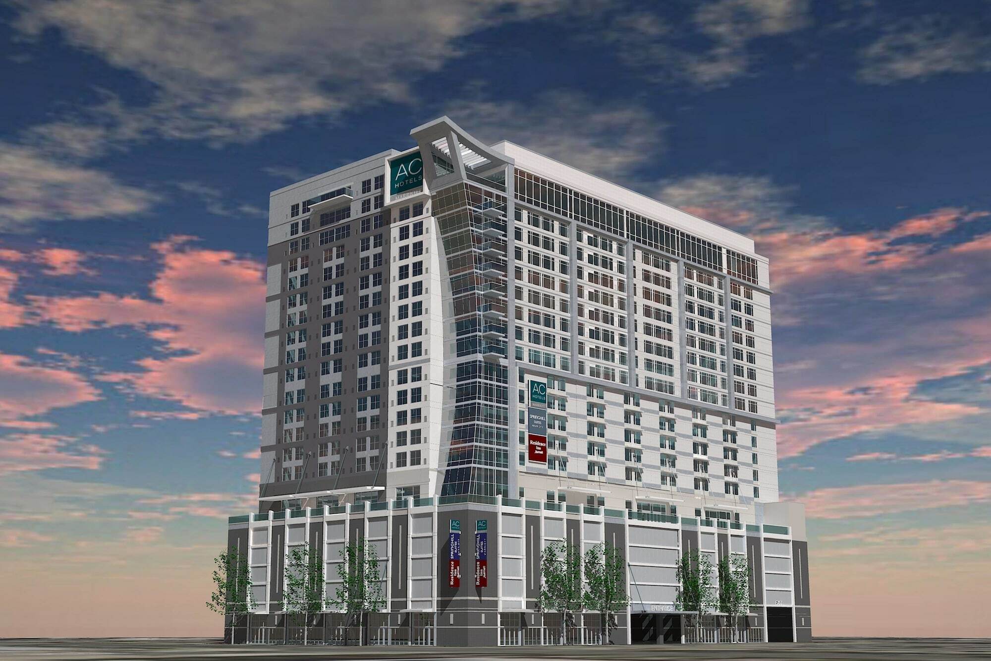 Springhill Suites By Marriott Nashville Downtown/Convention Center Exterior foto